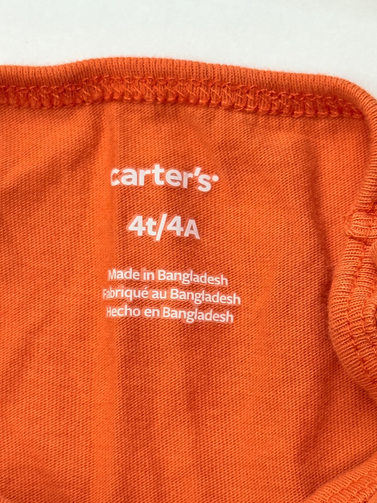 Carter's Trick or Treat Halloween Top 4T