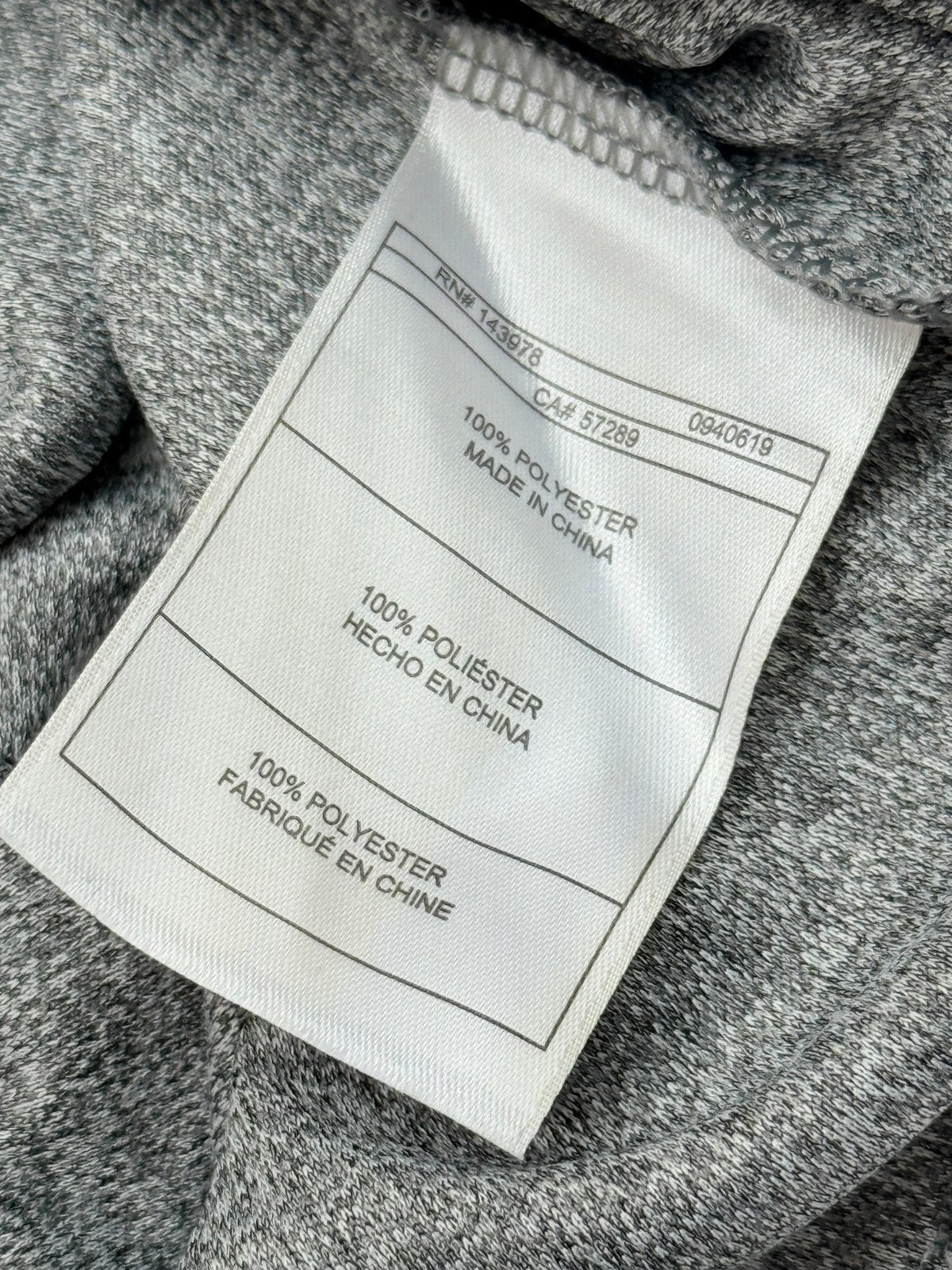 NWT - Puma Gray Heathered Logo T-Shirt 18M