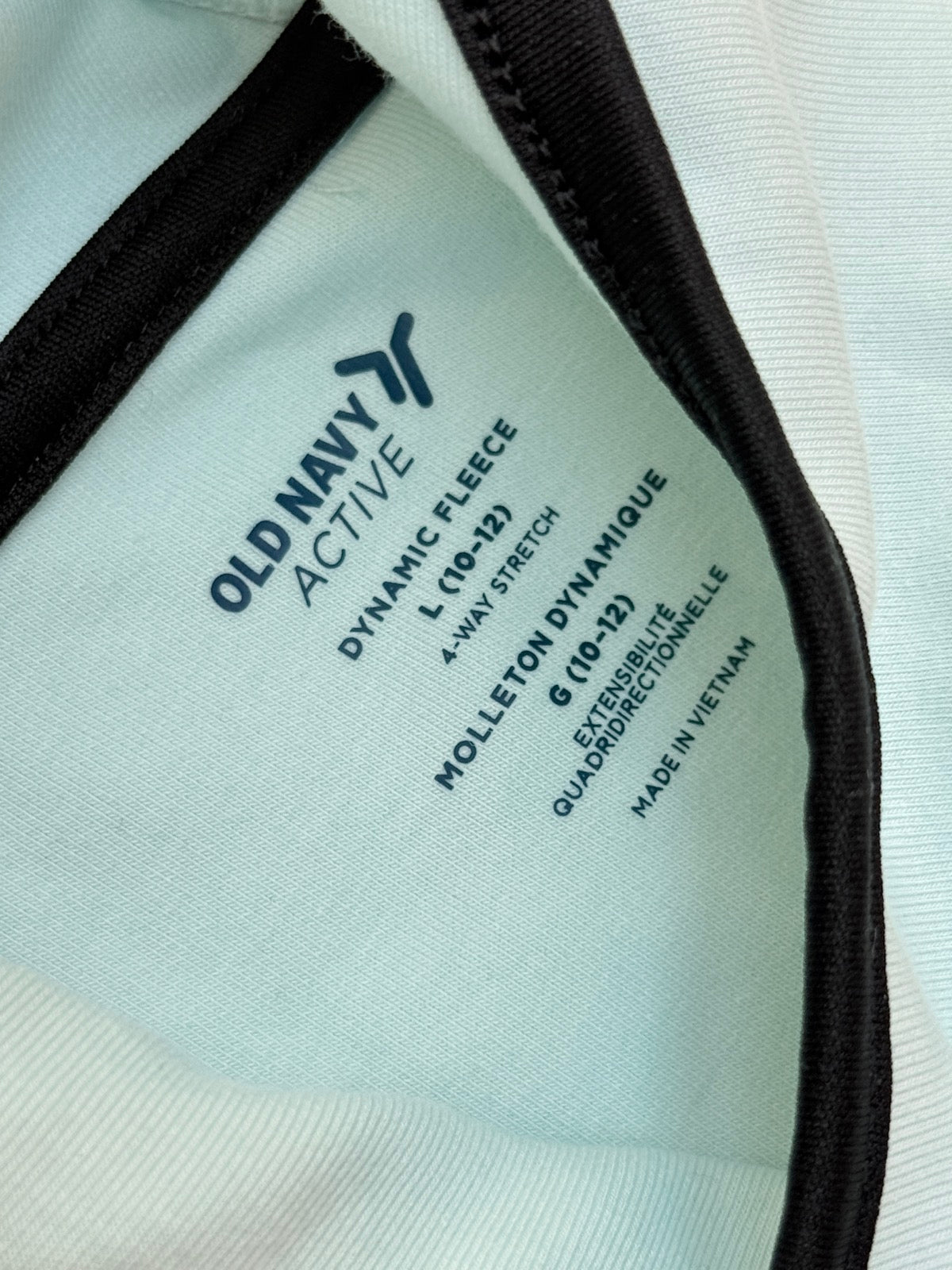 Old Navy Active Dynamic Fleece Hoodie L 10-12