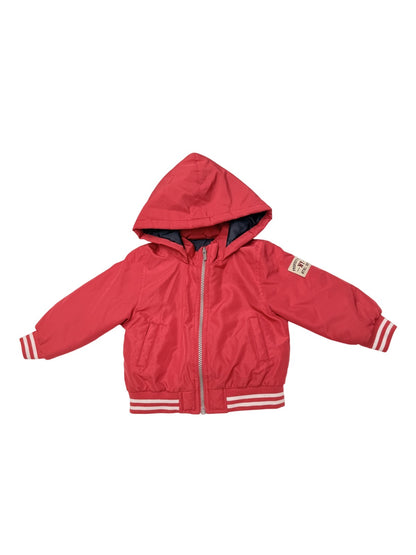 Carter's Red Hooded Bomber Jacket 18M