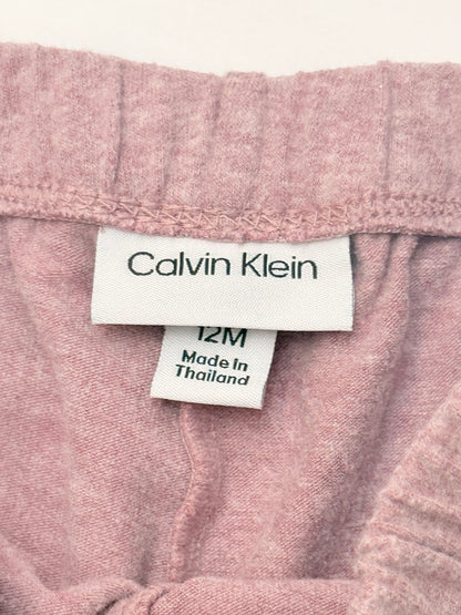 Calvin Klein Pink Jogger Sweatpants 12M