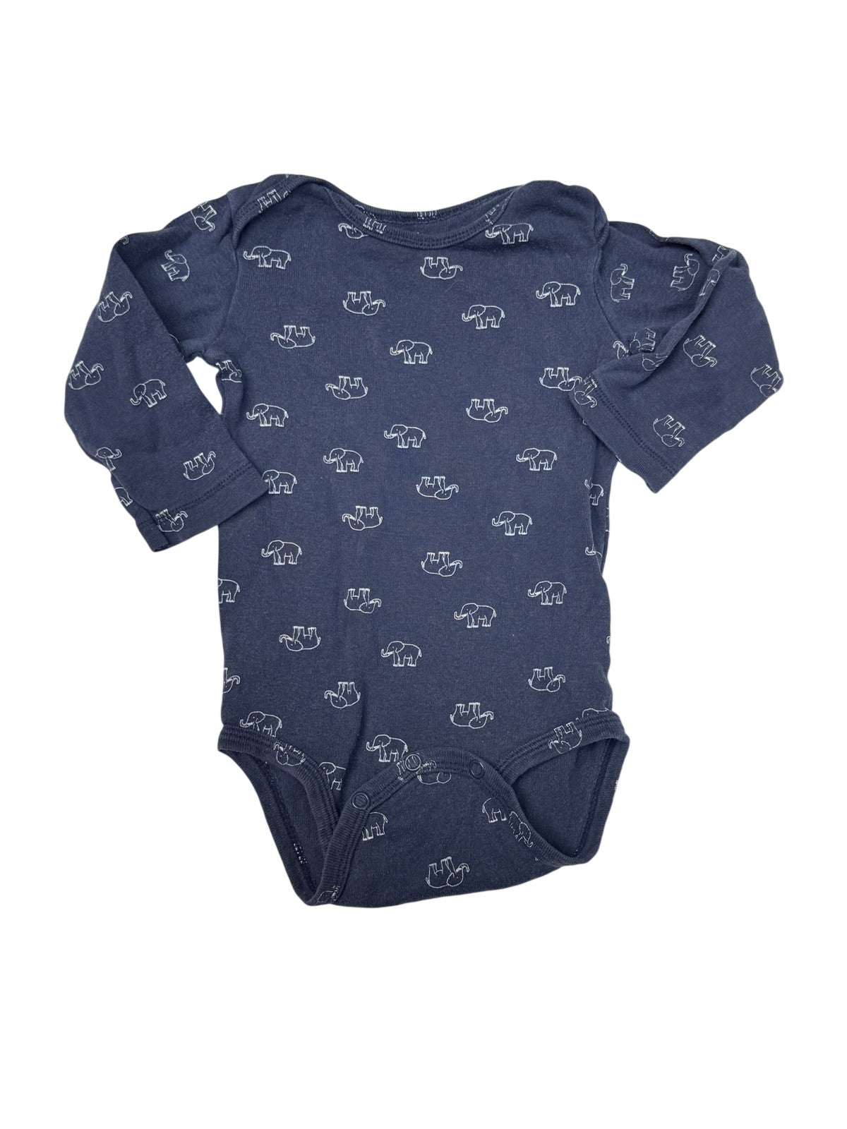 Carter's Elephant Print Bodysuit 12m