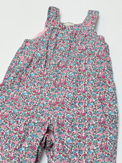 JoJo Maman Bébé Floral Corduroy Overalls 18-24M