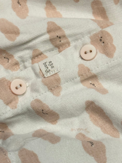 Aga bang Cloud Print Pajama Set 6-12m