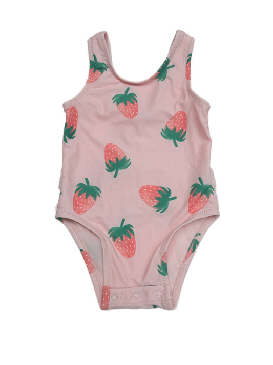 Old Navy Strawberry One-Piece Swimsuit 12-18m