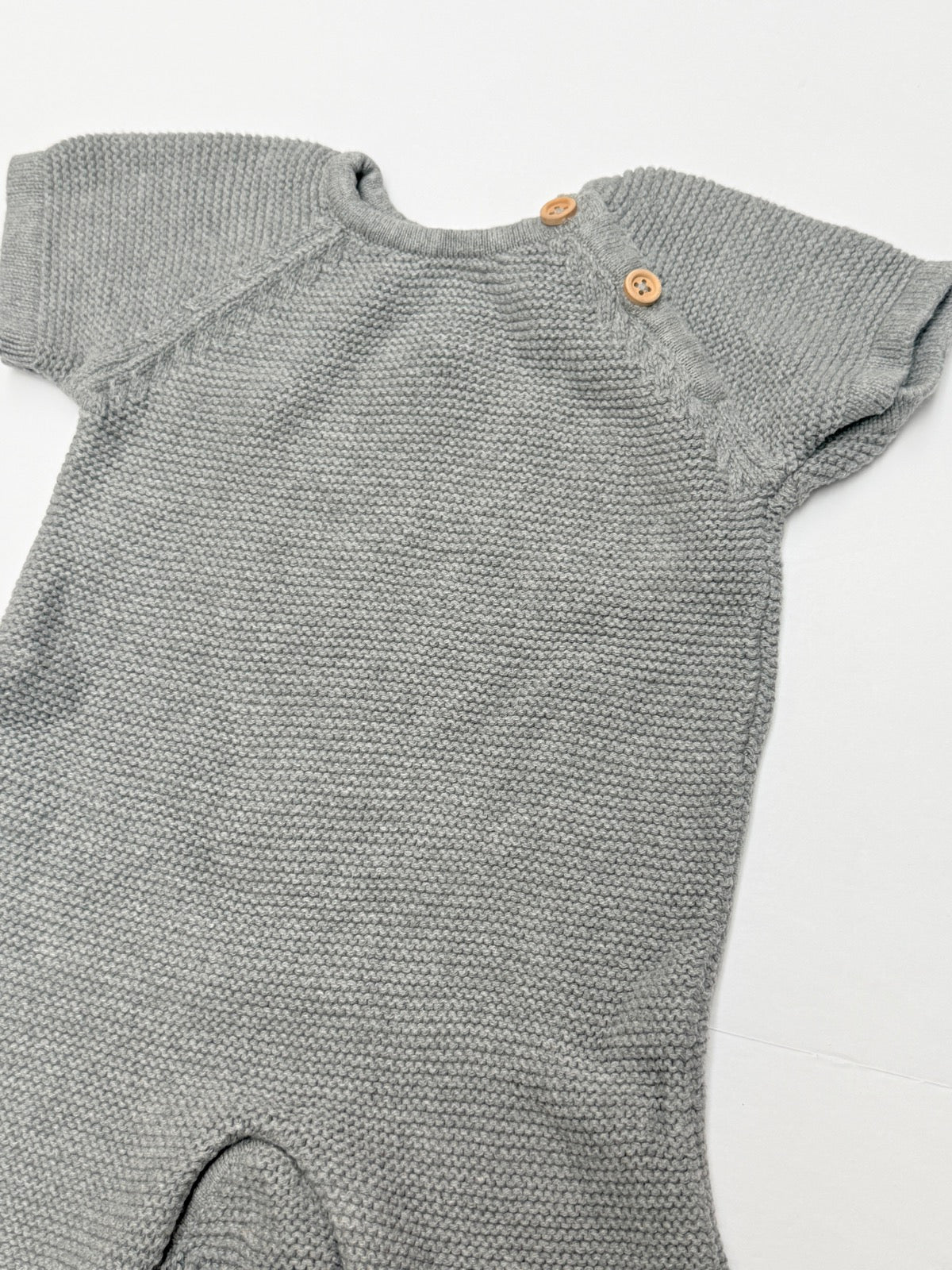 Indaba Gray Knit Romper 6-12 Months