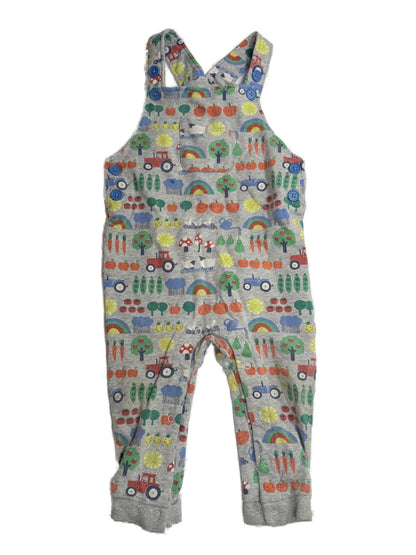 Baby Boden Farm Print Overalls 18-24m
