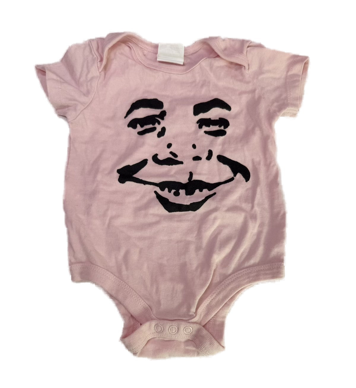 Mad Alfred E. Neuman Face Print Onesie 6-9M