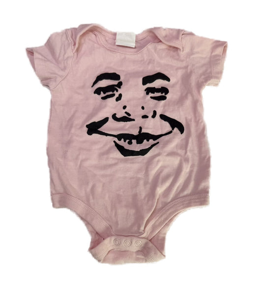Mad Alfred E. Neuman Face Print Onesie 6-9M
