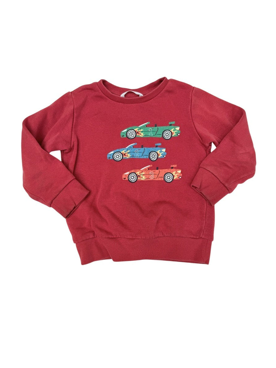 M&S Racing Cars Sweatshirt 2-3 Years