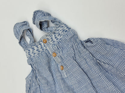 Zara BabyGirl Blue Stripe Sundress 2-3Y
