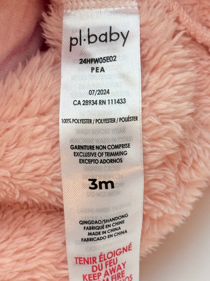 PL Baby Holiday Sherpa Dinosaur Sweatshirt 3M