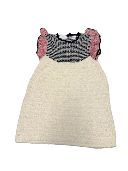 Knit Dress Zara Black White Size 3-4Y