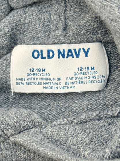 Old Navy Gray Hooded Sweater 12-18M