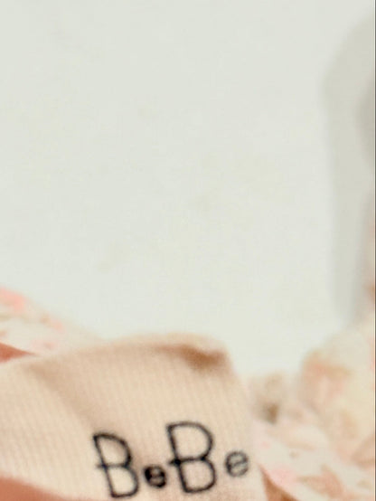 B.Be Pink Floral Smocked Puff Sleeve Top 3t