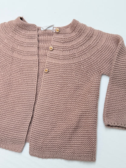 Zara Knit Button Cardigan 12-18 Months