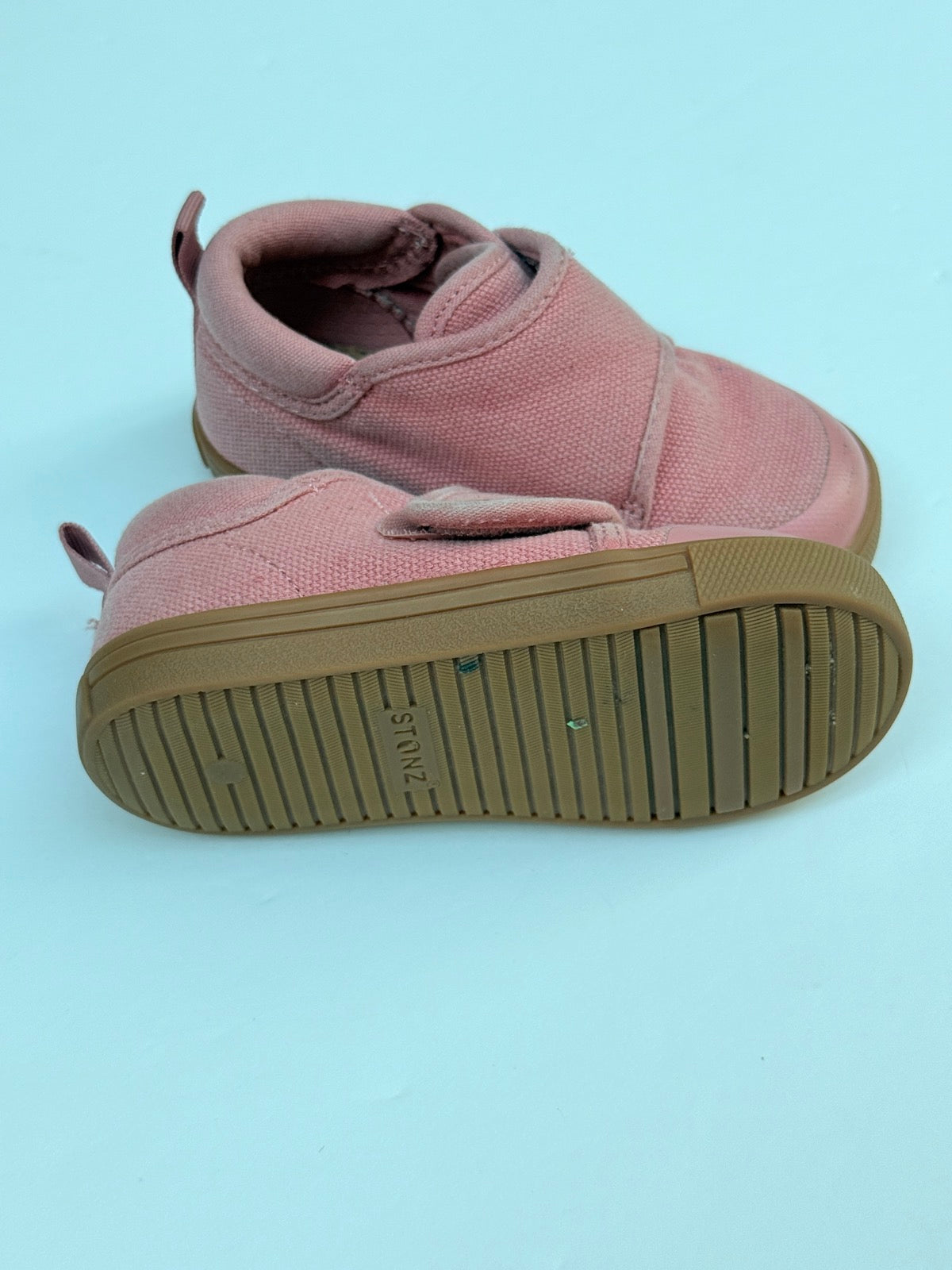 Stonz Cruiser Natural Pink Canvas Shoe Size 8