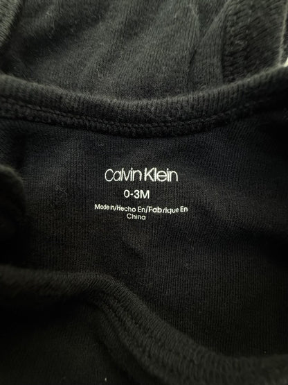 Calvin Klein Long Sleeve Bodysuit 0-3M
