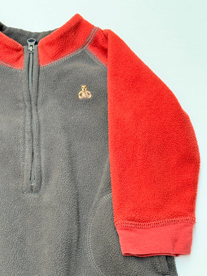 Baby Gap Fleece Zip Romper 12-18M