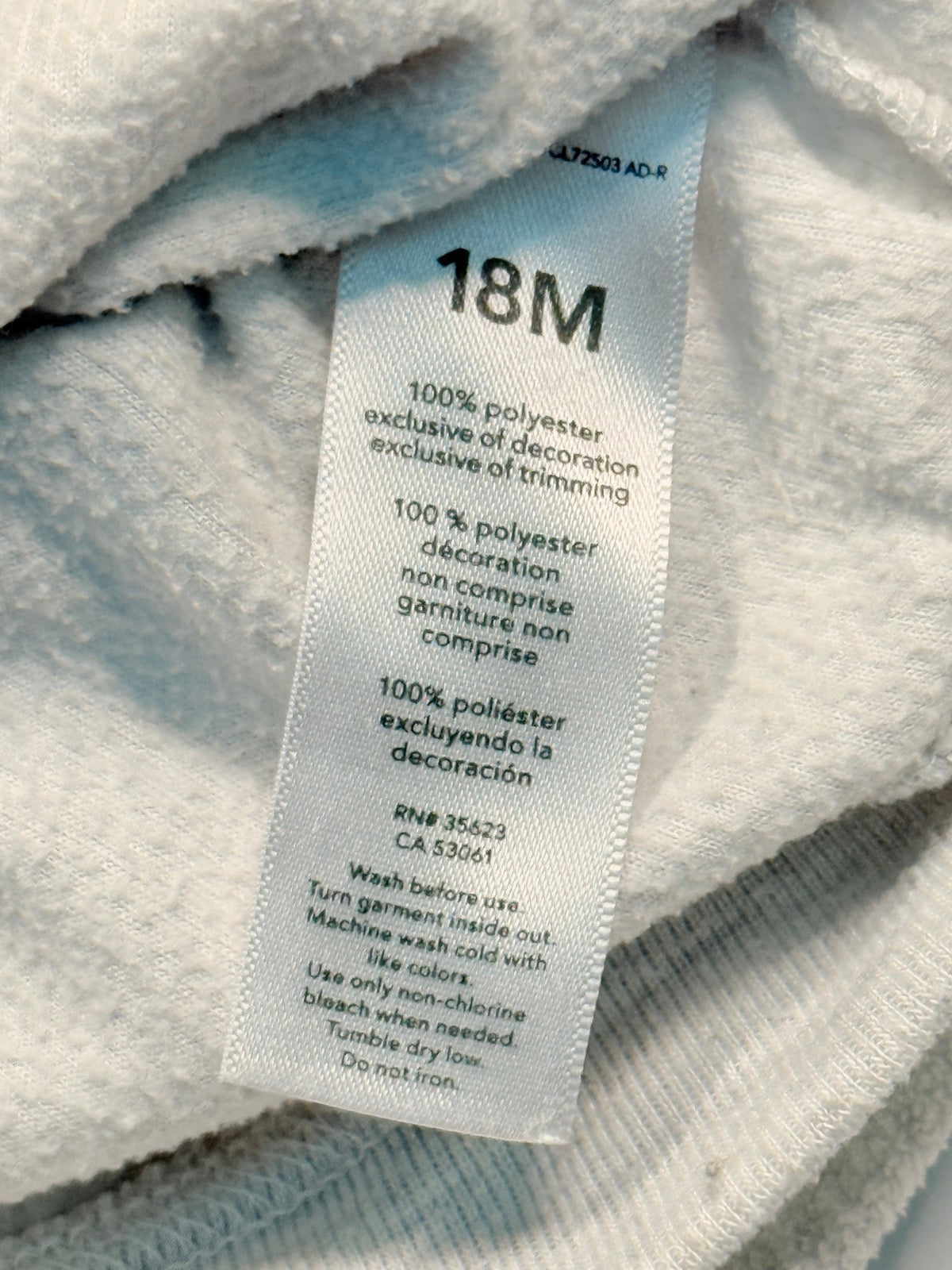 Child of Mine Carter's Woodland Sweatshirt 18M