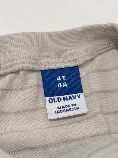 Old Navy Gray Striped Henley T-Shirt 4T