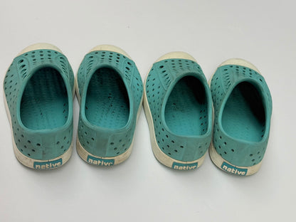 Native Jefferson Teal Slip-On Shoes Bundle