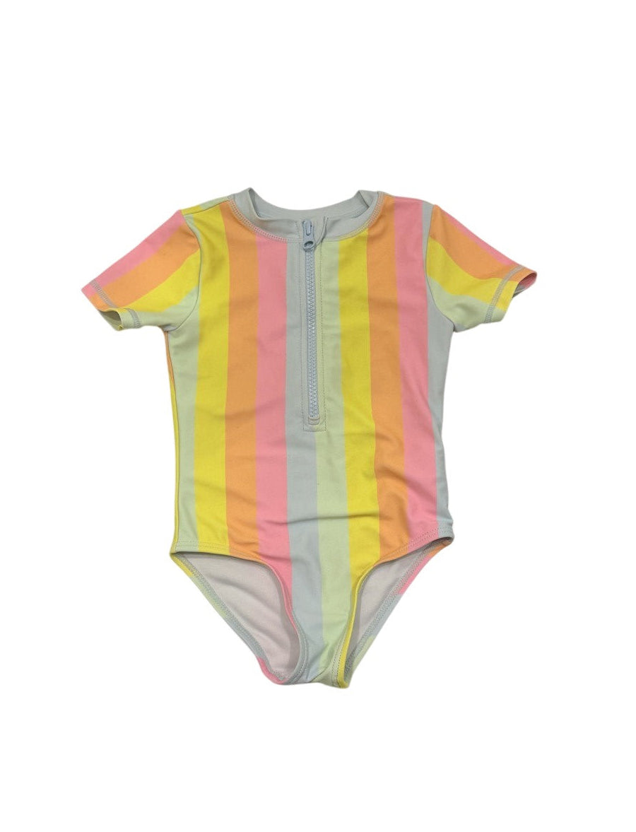 Joe Fresh Rainbow Striped Swimsuit Size 2T