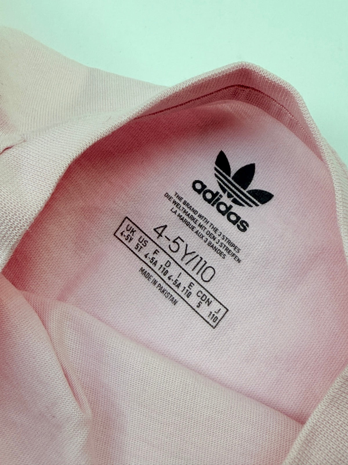Adidas Originals Pink T-Shirt 4-5Y
