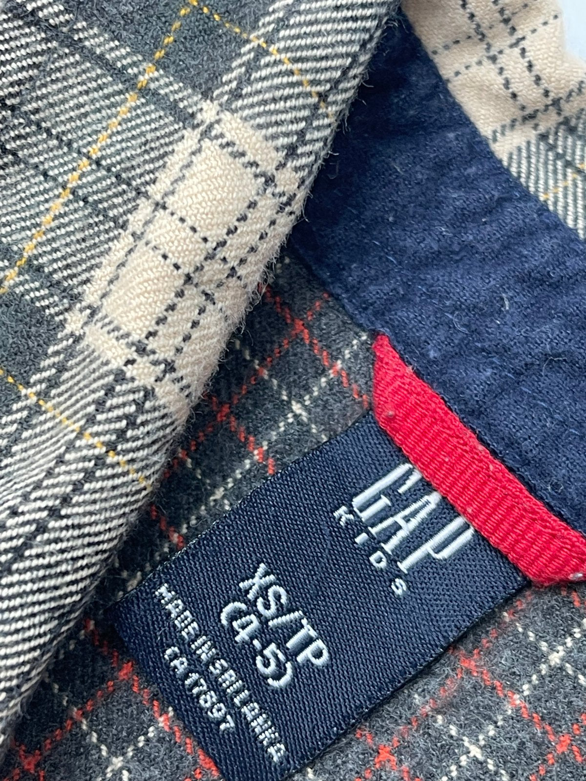 Gap Kids Plaid Flannel Shirt Size 4-5