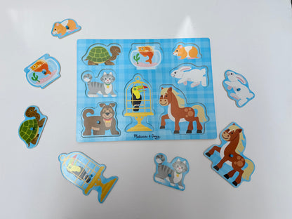 Melissa & Doug Pets Peg Puzzle