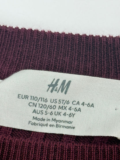 H&M Ribbed Knit Sweater Size 5T/6