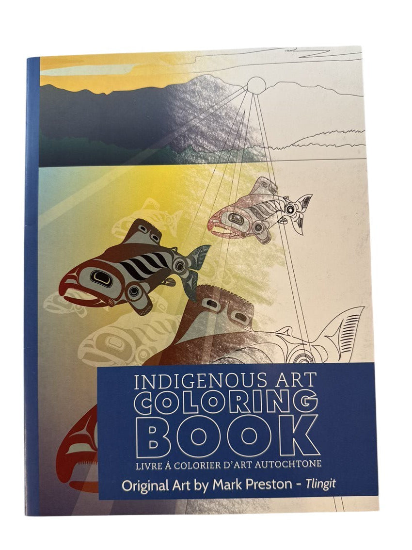 Mark Preston Indigenous Art Coloring Book