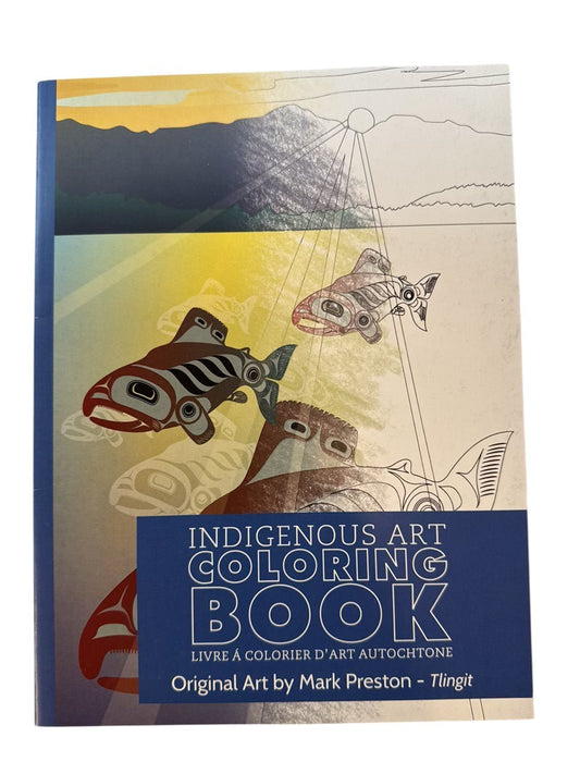 Mark Preston Indigenous Art Coloring Book