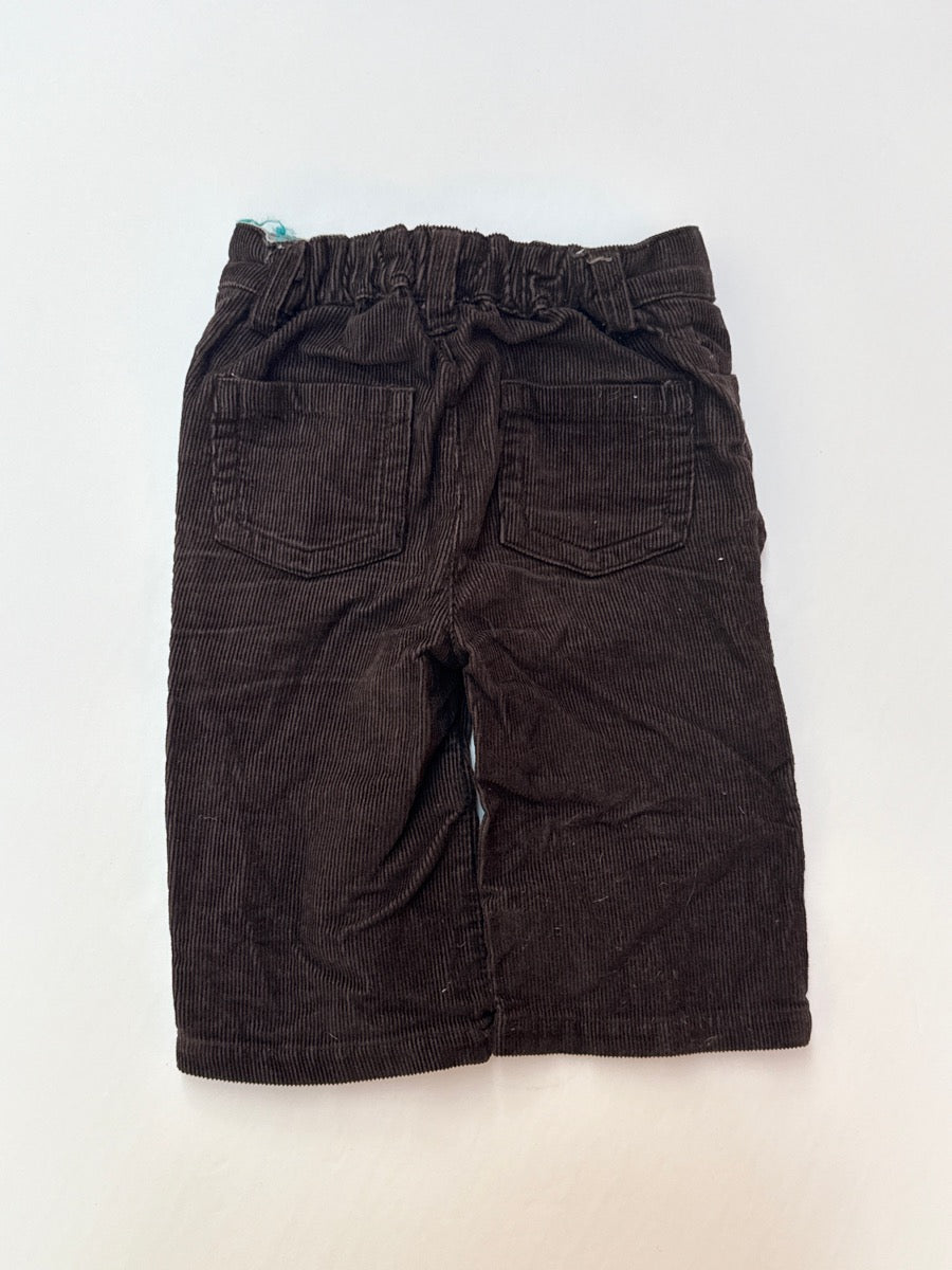 Eggbaby Dark Brown Corduroy Pants 3m