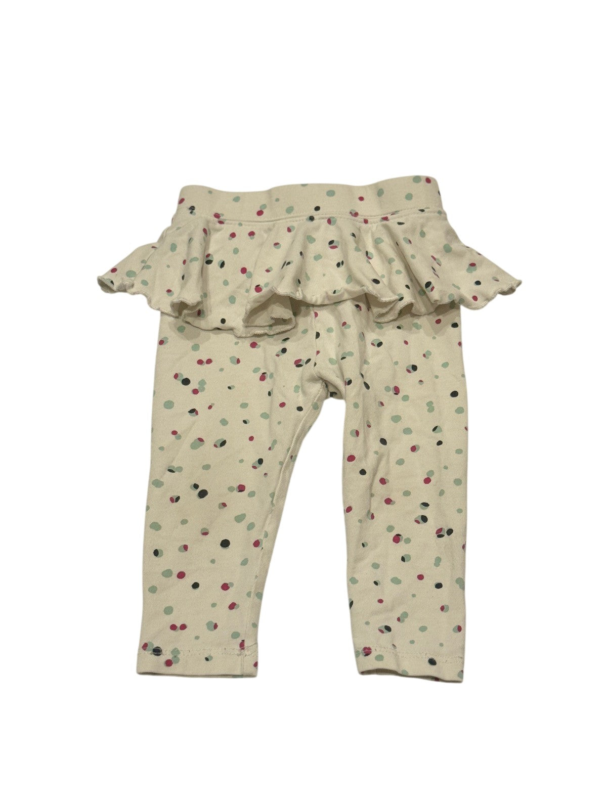 Joe Fresh Polka Dot Peplum Leggings 6-12M