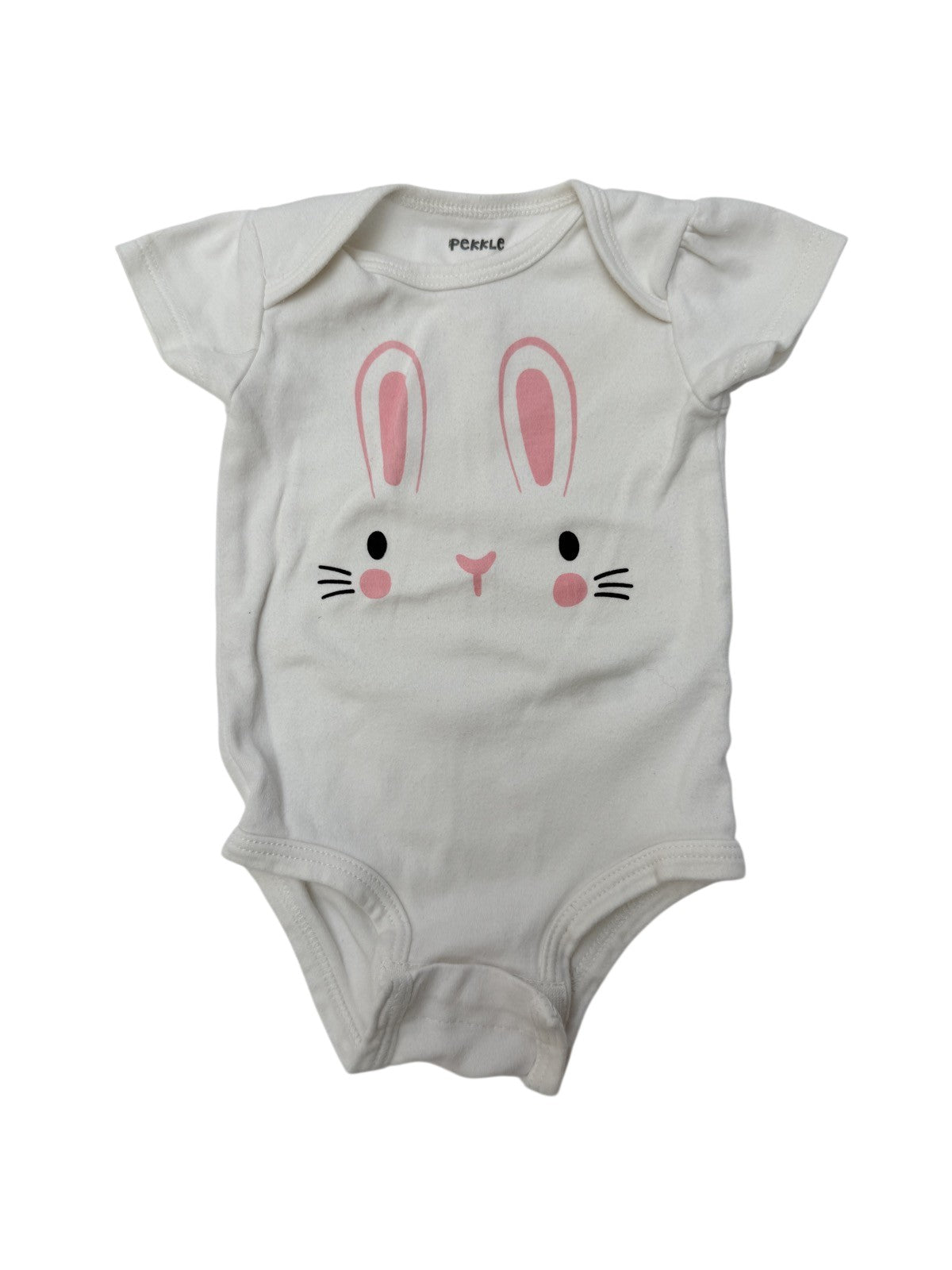 Pekkle Bunny Face Bodysuit 6M