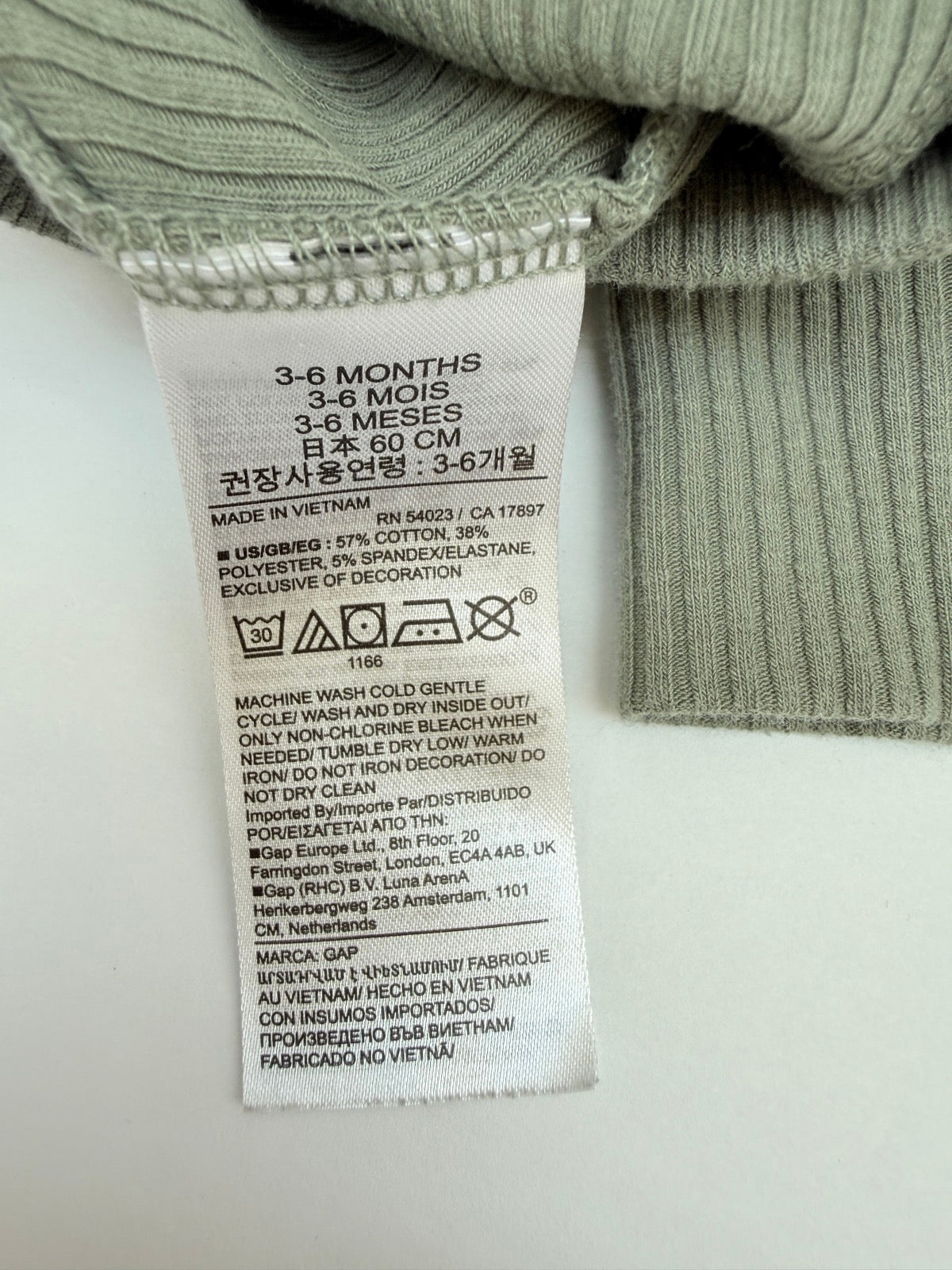 Baby Gap Ribbed Jogger Pants 3-6 Months