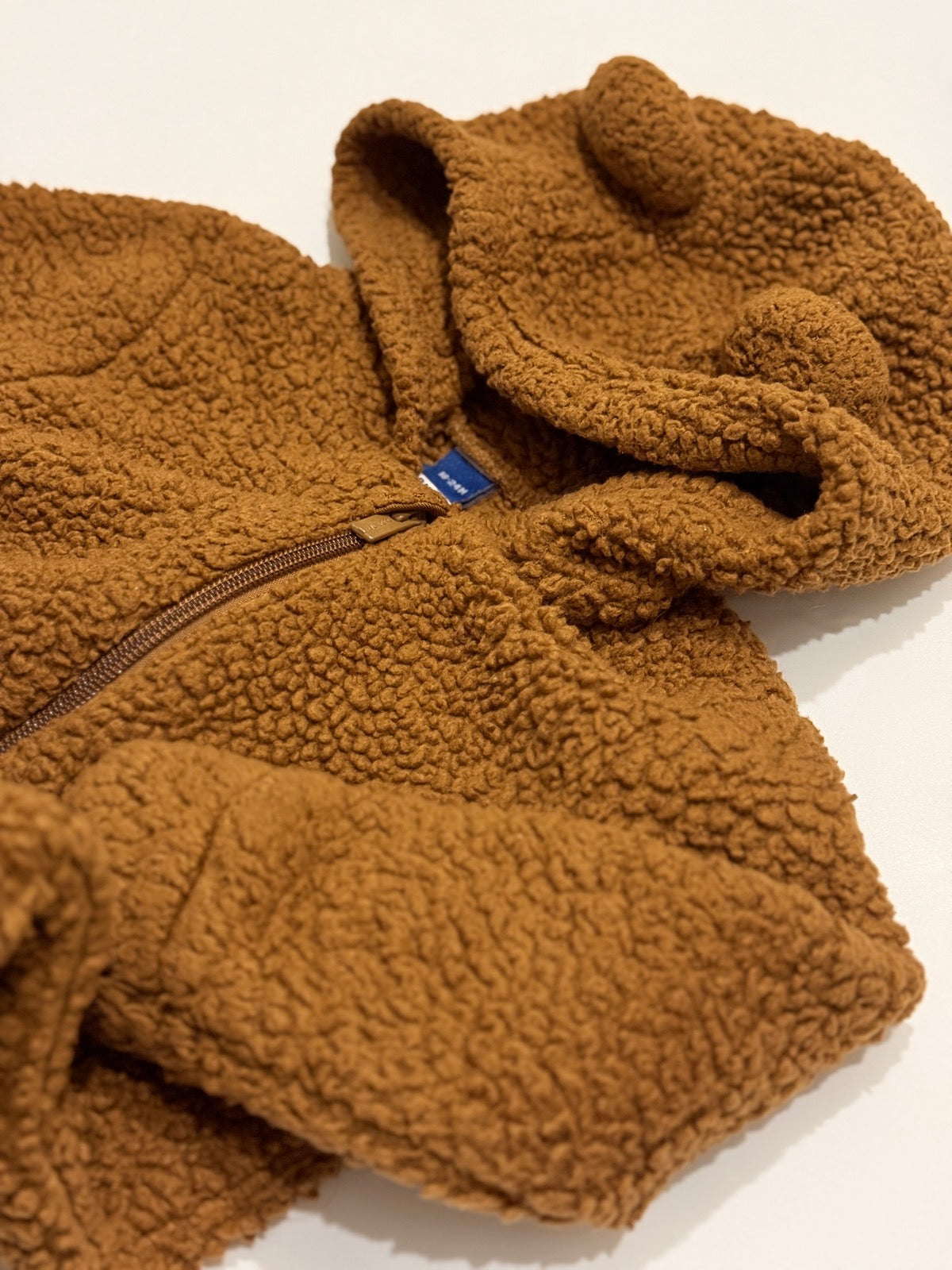 Old Navy Brown Sherpa Bear Onesie 18-24M