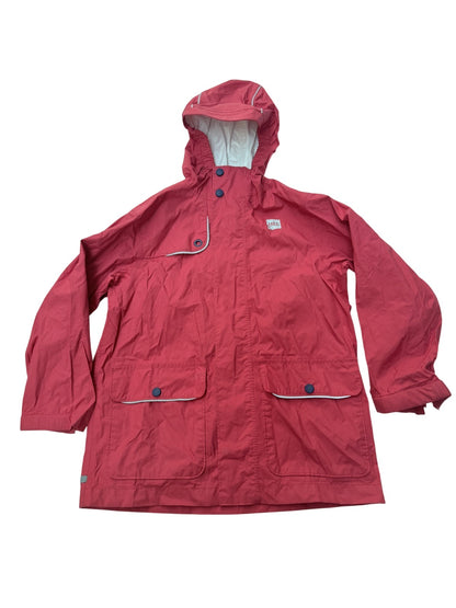 MEC Red Hooded Rain Jacket Size 6