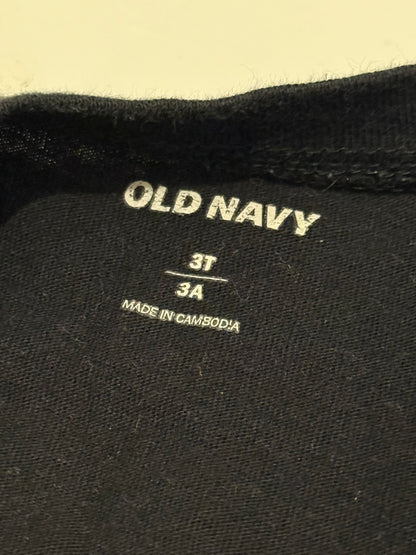Old Navy Black Long Sleeve Dress 3T