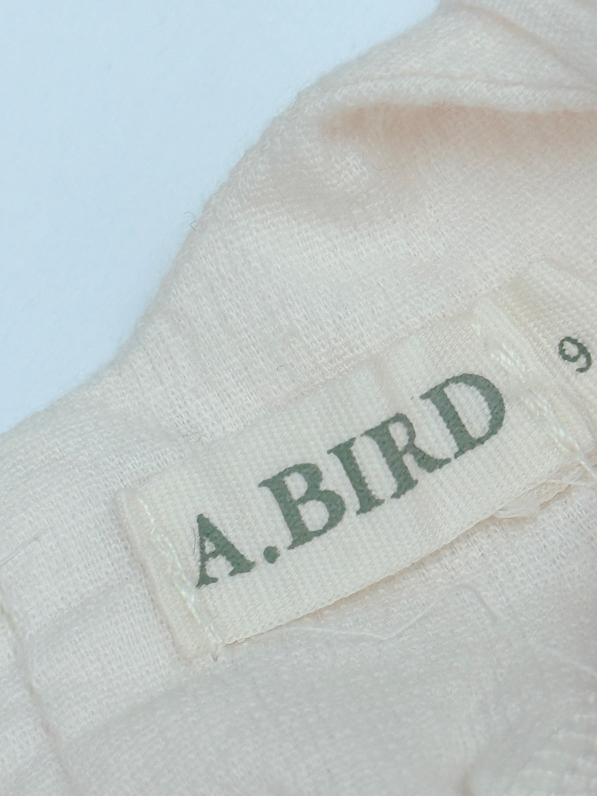 A.Bird Ivory Bow Front Blouse 9Y