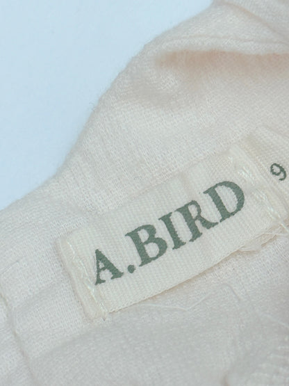 A.Bird Ivory Bow Front Blouse 9Y