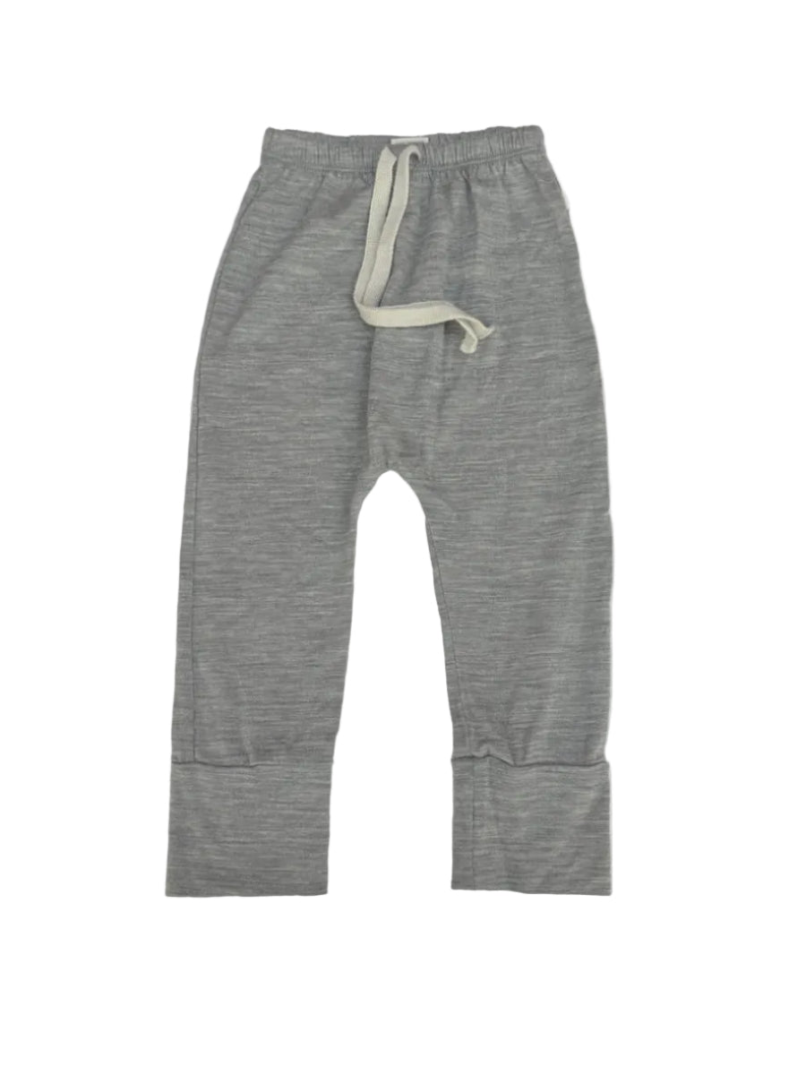 Nature Baby Gray Wool Jogger Pants Size 2
