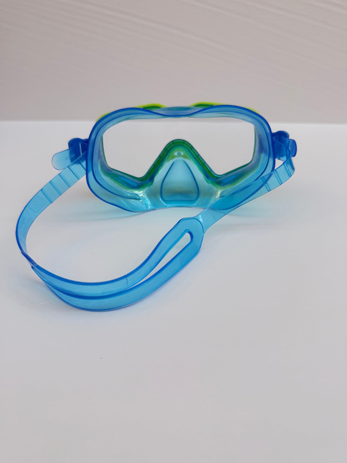 Kids Snorkel Diving Mask Blue Green
