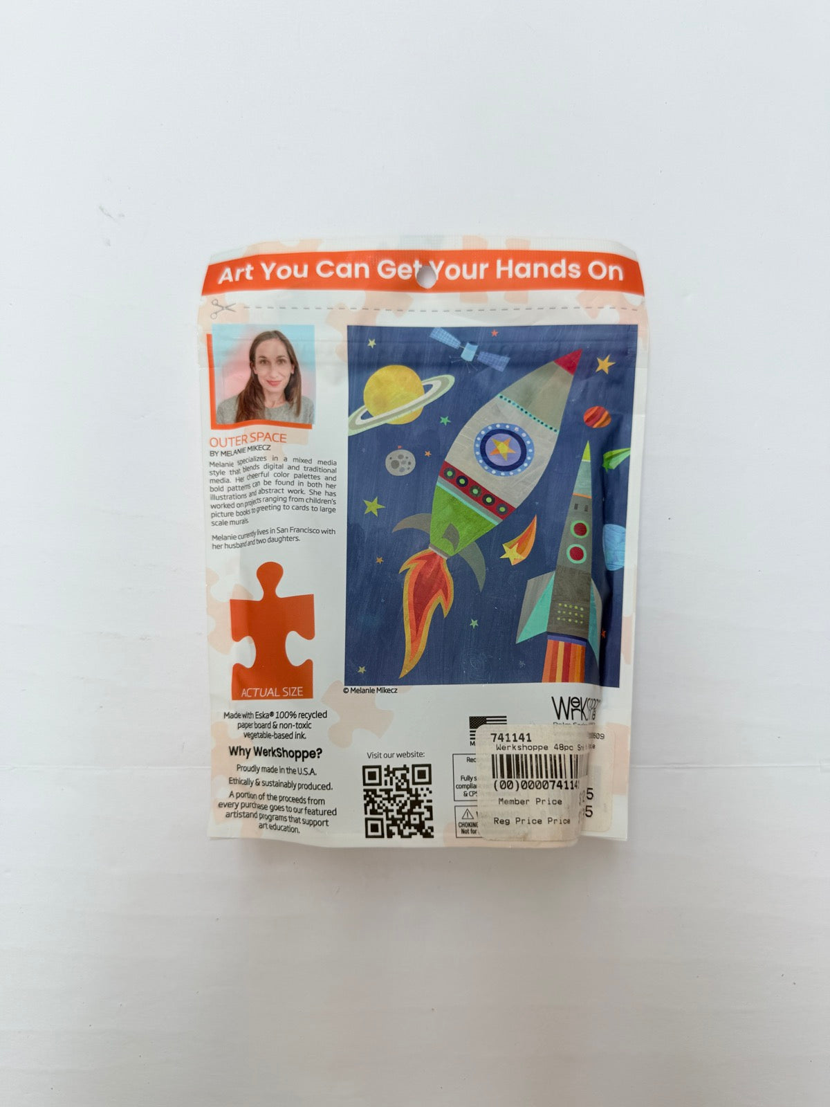 Werkshoppe Outer Space Snax Jigsaw Puzzle 48pc