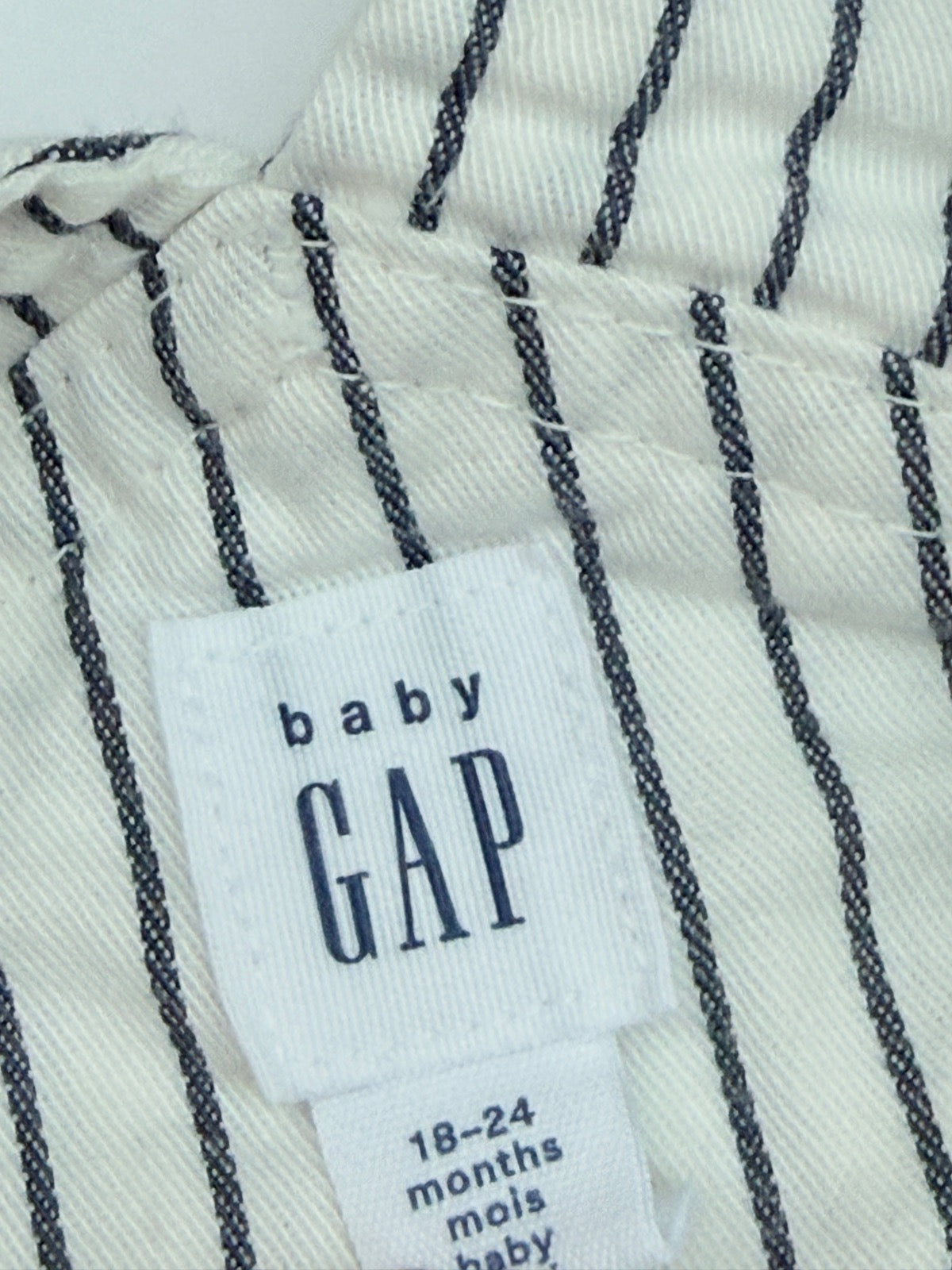 Baby Gap Striped Overalls 18-24M
