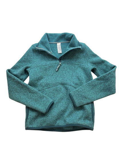 Ivivva by Lululemon Teal Fleece Zip Jacket Size 7