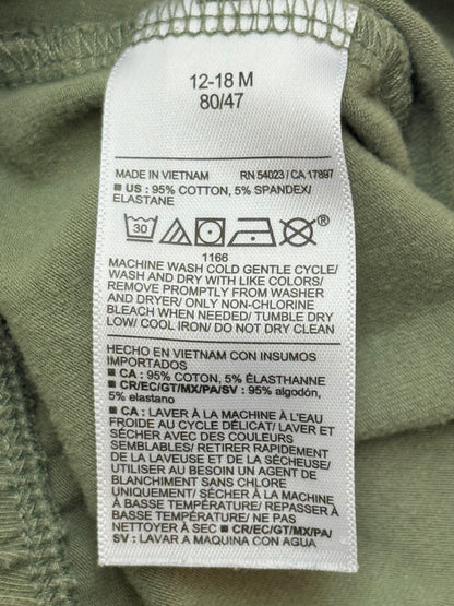Olive Green Joggers 12-18M