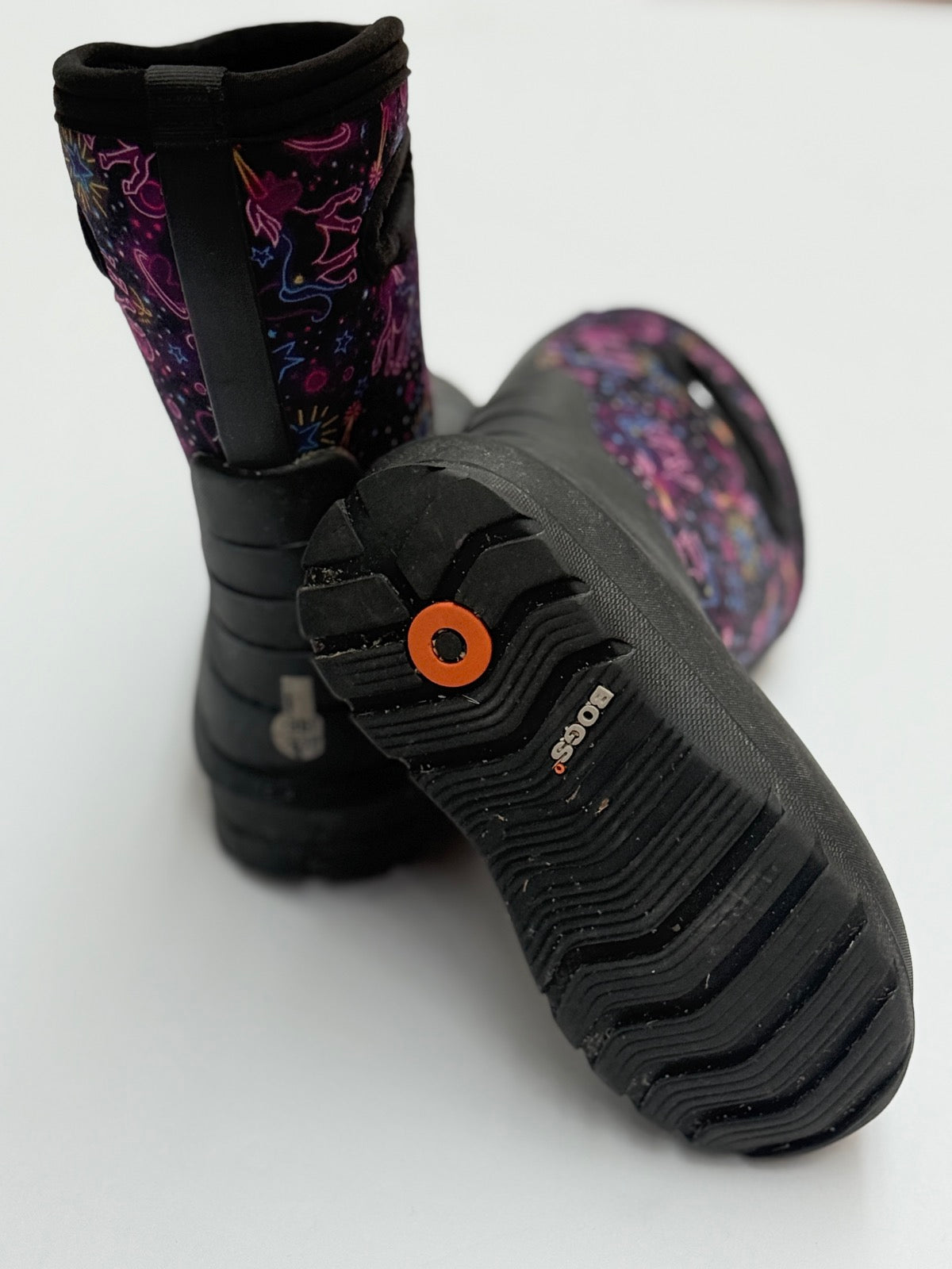 Bogs Neo-Classic Unicorn Space Print Boots Size 11