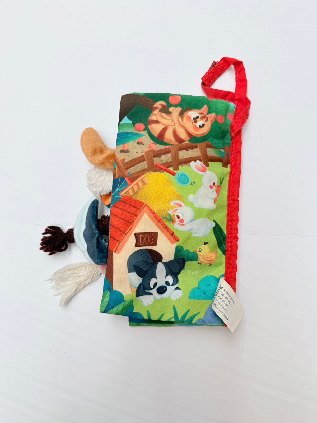 Hahaland Farm Animal Tails Cloth Book
